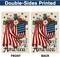 God Bless America 4th of July Patriotic Garden Flag Double Sided
